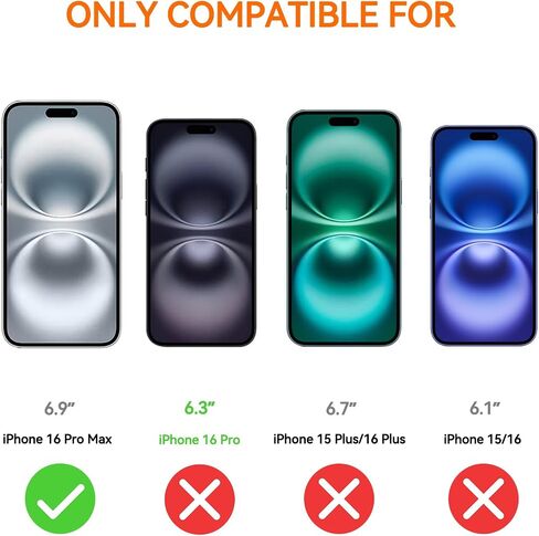 Privacy Screen Protector for iPhone 16 pro max 2 Pack + Camera Lens Protector 2 Pack Anti Spy Tempered Glass for iPhone 16 Pro Max (6.9 inch) in Saudi Arabia