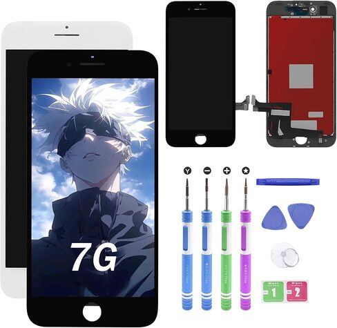 Replacement for iPhone 7G 2016 Year (Model A1660 A1778 A1779) White LCD Display Digitizer Panel (Repair) LED Screen Assembly with Repair Tools in Saudi Arabia