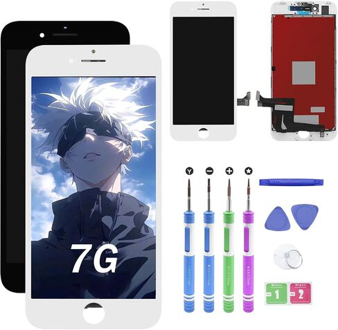 Replacement for iPhone 7G 2016 Year (Model A1660 A1778 A1779) White LCD Display Digitizer Panel (Repair) LED Screen Assembly with Repair Tools in Saudi Arabia