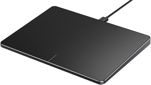 ProtoArc USB Trackpad for Windows 10/11, Wired Trackpad Mouse with High Precision Navigation, Ultra Slim Portable Aluminum Touchpad Mouse for Desktop/Laptop/Notebook Computer PC (Black) in Saudi Arabia