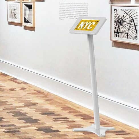 Tablet Floor Stand - 360 Swivel Compatible with 10.2" iPad 7 8 9 Gen, Anti-Theft, Key Lock, All Metal Floor Kiosk Stand in Saudi Arabia