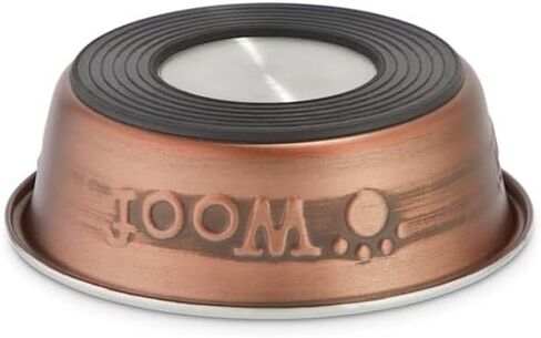 EveryYay Dining in Copper Woof Stainless Steel Dog Bowl 1 Cup in Saudi Arabia