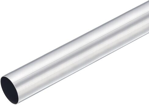 uxcell 6063 Aluminum Round Tube, 22mm OD 14mm Inner Dia 400mm Length Pipe Tubing for Industry DIY Projects in Saudi Arabia