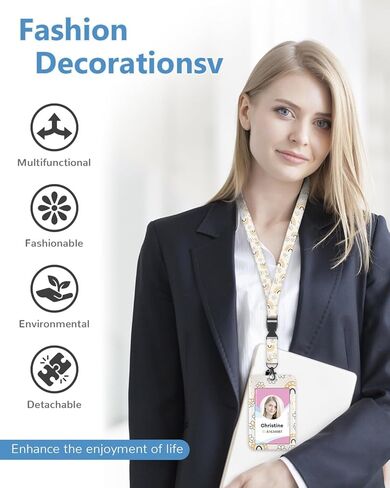 حامل شارة الهوية مع حبل قصير، حامل شارة زهرة لطيفة مع حبال قابلة للفصل، بطاقة عمل قوس قزح قابلة للسحب، بطاقة هوية رأسية لطلاب الممرضات والمدرسين وموظفي المكتب in Kuwait