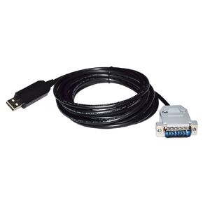 USB Male to DB15 15-Pin Male RS232 Communication Cable 1.8 Meters for YOKOGAWA Servo Driver
