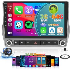 Roinvou [2G+64G] Car Radio for Chevrolet Chevy Camaro 2008-2015 (LHD) with Wireless Carplay/Android Auto, 9 Inch Android 13 IPS Touch Screen Car Stereo, Bluetooth, GPS Navi, WiFi, SWC, 28UI, DSP