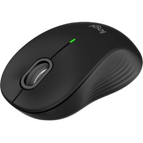 ماوس لاسلكي Logitech Signature M550 - للأيدي الصغيرة والمتوسطة الحجم، بطارية لمدة عامين، نقرات صامتة، أزرار جانبية قابلة للتخصيص، بلوتوث، توافق متعدد الأجهزة - أسود (متجدد)