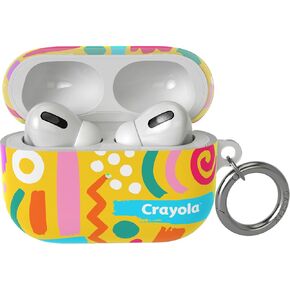 Casely Case Compatible with AirPods Pro 1 | Opposites Attract | Day & Night Colorblock Mountains AirPods Case