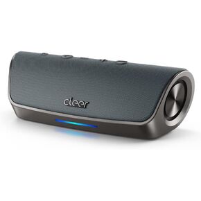 Cleer Stage Amazon Alexa Enabled, Portable Bluetooth Wireless Speaker - Gray