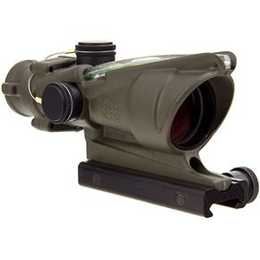 Trijicon ACOG TA31-D-100312 4x 32 Dual Illuminated Green Chevron .223 BAC Reticle Scope, OD Green