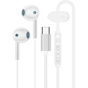 Samsung Galaxy Earbuds Wired, Android USB C Wired Headphones with Microphone for Samsung Galaxy S24 S23 S22 S21 Ultra, Apple Earbuds Wired USBC Headphones for iPhone 16 15 Pro Max, iPad Pro Air Mini