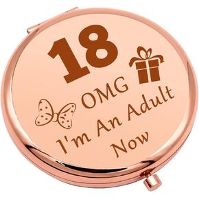 13th Birthday Gifts for Girls 13 Years Old Girl Birthday Gift Compact Makeup Mirror for Bestie Sister Daughter Folding Makeup Mirror for Niece BFF Friend Happy 13th Birthday Gifts for Teen Girl