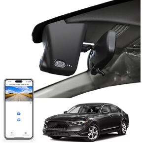 4K Dash Cam Custom fit for Honda Accord Gen11 2023+ & Hybrid, Integrated OEM Look, UHD 2160P Video, WiFi & App, 64GB Card