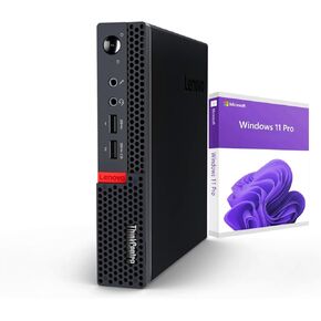 Lenovo ThinkCentre Mini Desktop MFF | 16GB RAM | 256GB SSD | Windows 11 Pro | 2X Display Port | USB 3.1 Gen 1 | RJ-45 | Energy-Efficient Design for Daily Computing