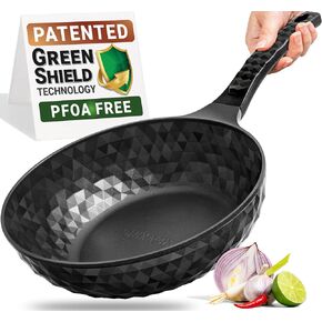 Premium Non Stick Frying Wok Pan Hybrid, Titanium-Coated Nonstick Skillet Lid-Free, Induction Cookware Compatible, Egg Omelet, Stir Fry Saute Pan - All in One Pan For Cooking - 11 inch