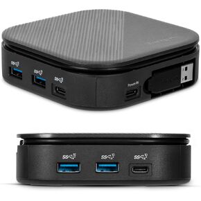 Targus USB-C Universal Dual HD Docking Station with 80W PD Pass-Thru, Docking Station Dual Monitor (HD) or Single Monitor (2K), TAA Compliant Laptop Docking Station w/DisplayLink (DOCK116GLZ)