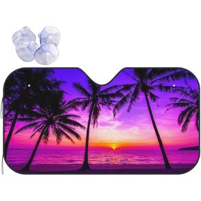 Raccoon Cute Funny Windshield Sun Shade, Car Front Window Shades Cute Sunshade Cover Sun Visor Shield Block Automotive Interior Protector Blocks Uv Rays