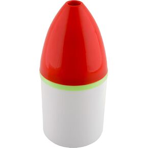 Danielson Red & White Crab Pot Float | Center Hole for Line Attachment, High-Density, Closed Cell Foam, Bright Colored | Boat Moorage Buoy & Trot Line Marker