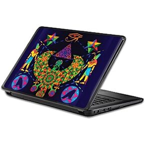 Universal 13" Laptop Skin - Egyptian Geometry | Protective, Durable, and Unique Vinyl Decal wrap Cover | Easy to Apply, Remove, and Change Styles | Made in The USA