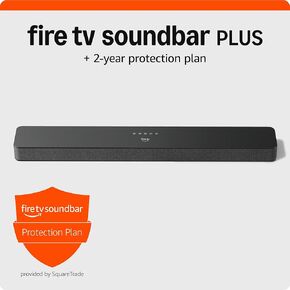 Amazon Fire TV Soundbar Plus with 2-Year Protection Plan