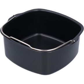 Air Fryer Accessories, 8.7 inch Cake Barrel Nonstick Air Fryer Cake Mold Pizza Pan Bread Baking Basket Accessories for HD9925 HD9860 HD9905/01 Air Fryer(22cm / 8.7in)