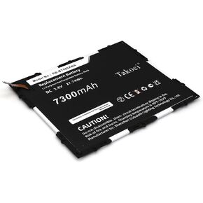 Replacement Battery Compatible with Sam'sung Ga'laxy Tab A 10.1 2016 TD-LTE, Ga'laxy Tab A 10.1 2016 WiFi, Ga'laxy Tab E 10.1, SM-P580, SM-P585M, SM-P585N, SM-P585N0, SM-P585Y, SM-T580, 3.8V 7300mAh