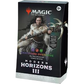 Magic: The Gathering Modern Horizons 3 Commander Deck Bundle - Includes All 4 Decks (Graveyard Overdrive, Tricky Terrain, Creative Energy, and Eldrazi Incursion)