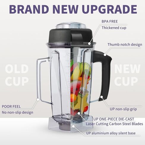For vitamix Blender 48oz Pitcher for E310 320 Pro200 5200 6300 VM0197 56085etc,with Classic Culinary Creation Explorian Commercial Professional Series,vitamix Blender 48oz Container Cup Jar,3 YR GNTEE in Saudi Arabia
