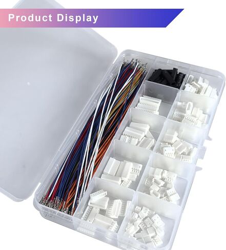 ZH 1.5mm JST Connector Kit with 28AWG Pre-Crimped Cables,2/3/4/5/6/7/8/9/10 Pin Housing JST Adapter of 150mm Wire Cable in Saudi Arabia
