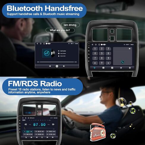 2G+32G Android 13 ستيريو سيارة مع CarPlay لاسلكي Android Auto لنيسان فيرسا سيدان راديو 2015-2019، شاشة لمس 10 بوصة راديو سيارة مع نظام تحديد المواقع واي فاي بلوتوث FM RDS HD كاميرا احتياطية جهاز استقبال صوت السيارة in Saudi Arabia
