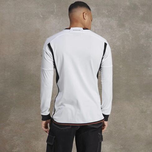 adidas Men's Soccer Germany 2022 Long Sleeve Home Jersey - with Moisture-Absorbing AEROREADY in Saudi Arabia