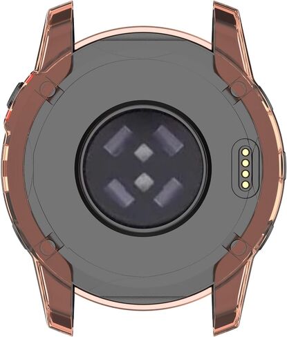 حافظة ساعة REYDA مكونة من قطعتين متوافقة مع Garmin Epix 2، حافظة رفيعة للغاية من السيليكون الناعم من مادة TPU ذات حافة ممتصة للصدمات وإطار مقاوم للصدمات وغطاء واقٍ لـ Garmin Epix Gen 2 (بدون واقي شاشة) in Saudi Arabia