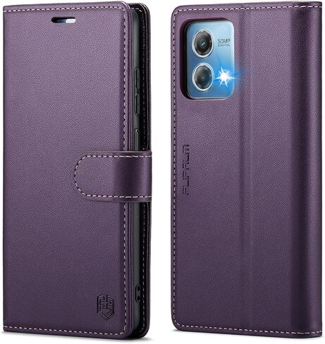 for Moto G Stylus 5G 2023 Wallet Case with RFID Blocking Credit Card Holder,PU Leather Flip Kickstand Shockproof Cover Women Men for Motorola Moto G Stylus 5G 2023 Phone Case(Purple) in Saudi Arabia