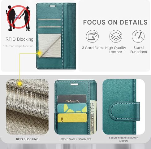 for Moto G Stylus 5G 2023 Wallet Case with RFID Blocking Credit Card Holder,PU Leather Flip Kickstand Shockproof Cover Women Men for Motorola Moto G Stylus 5G 2023 Phone Case(Purple) in Saudi Arabia