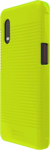 Case Compatible with Samsung Galaxy XCover Pro Phone Model SM-G715. Durable Slim Protective Hard Cover Ribbed Case (Lime Green) in Saudi Arabia