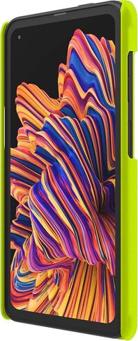 Case Compatible with Samsung Galaxy XCover Pro Phone Model SM-G715. Durable Slim Protective Hard Cover Ribbed Case (Lime Green) in Saudi Arabia