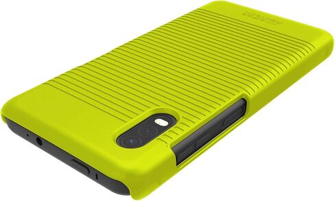 Case Compatible with Samsung Galaxy XCover Pro Phone Model SM-G715. Durable Slim Protective Hard Cover Ribbed Case (Lime Green) in Saudi Arabia