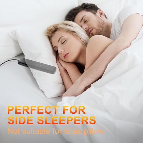 Pillow Speaker for Sleeping, Mini Under Pillow Speaker Bluetooth with Volume Control, Wireless Bone Conduction Pillow Speaker White Noise Machine with 8 Soothing Sounds in Saudi Arabia