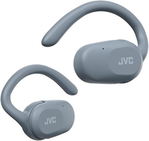JVC nearphones Open Ear True Wireless Headphones with Pivot Motion Mecanism, 16mm Large Drivers Sound, Single Ear use, BT 5.4, Long Battery Life (up to 26 Hours) - HANP40TB (Black) in Kuwait