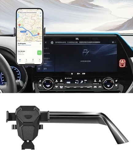 Car Phone Holder for Toyota Highlander Accessories 2020-2024 2021 2022 2023 Mount Cell Phone Holder Fit for Most Smartphones(2020-2024 8 inch Screen Only) in Saudi Arabia