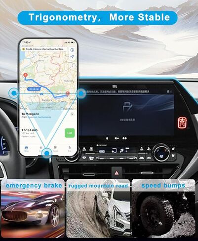 Car Phone Holder for Toyota Highlander Accessories 2020-2024 2021 2022 2023 Mount Cell Phone Holder Fit for Most Smartphones(2020-2024 8 inch Screen Only) in Saudi Arabia