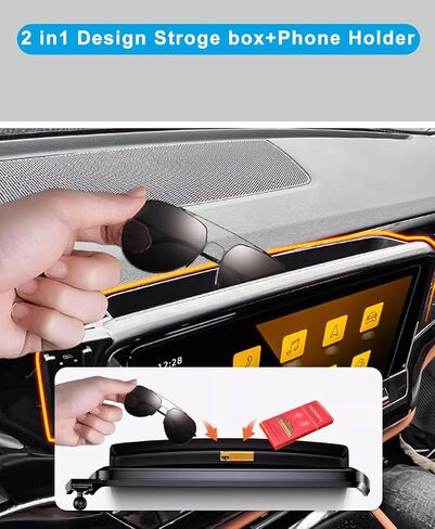 Car Phone Holder for Toyota Highlander Accessories 2020-2024 2021 2022 2023 Mount Cell Phone Holder Fit for Most Smartphones(2020-2024 8 inch Screen Only) in Saudi Arabia