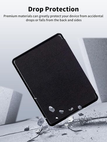 لغطاء حافظة Amazon Kindle Paperwhite وKindle Colorsoft Signature Edition الجديد كليًا، حافظة NOUKAJU لجهاز Kindle Paperwhite مقاس 7 بوصات الجيل الثاني عشر 2024، خاصية النوم/الاستيقاظ التلقائي، مقاومة للسقوط، مضادة للخدش in Saudi Arabia
