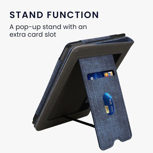 kwmobile Cover Compatible with Kobo Clara BW/Colour Cover - Faux Leather/Suede Case with Stand - Red/Dark Grey in Saudi Arabia