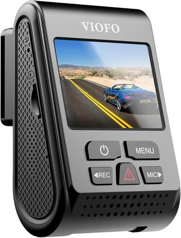 VIOFO 2K Dash Cam A119 V3 Quad HD 2560 x 1440P كاميرا أمامية للسيارات، HDR، وضع ركن السيارة المخزن، بدون مسجل GPS in Kuwait