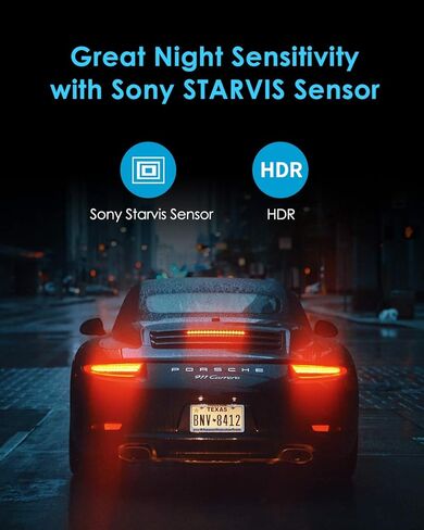 VIOFO 2K Dash Cam A119 V3 Quad HD 2560 x 1440P كاميرا أمامية للسيارات، HDR، وضع ركن السيارة المخزن، بدون مسجل GPS in Kuwait