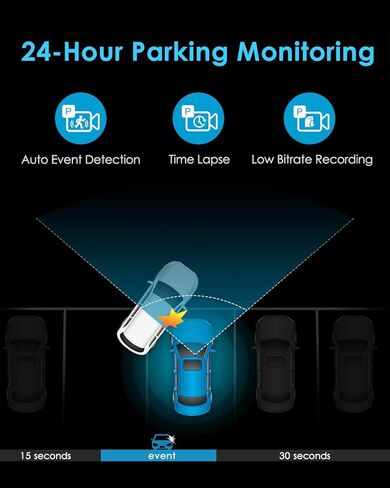 VIOFO 2K Dash Cam A119 V3 Quad HD 2560 x 1440P كاميرا أمامية للسيارات، HDR، وضع ركن السيارة المخزن، بدون مسجل GPS in Kuwait