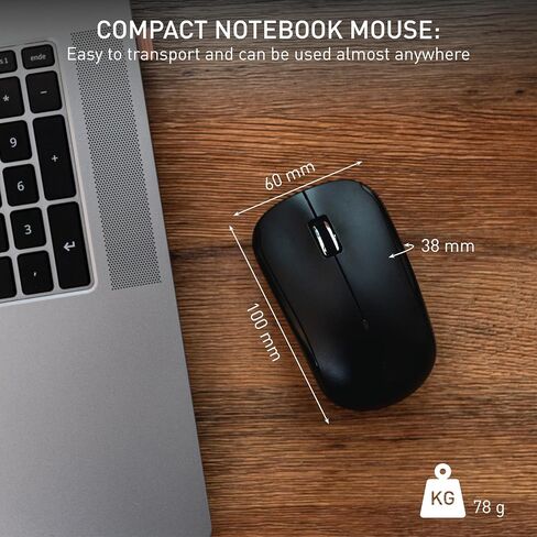 Cherry MW 2200 Compact Laptop Mouse with Nano USB Receiver and Carrying Pouch (White) in Kuwait