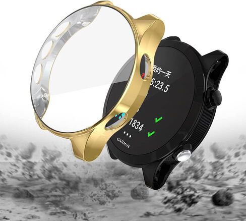 REYDA 2 Pack Watch Case Compatible for Garmin Forerunner 945/935 Screen Protector, Ultra-Thin Soft TPU HD Clear Bumper Case Scratch Resistant All Around Protective Cover for Garmin Forerunner 935/945 in Saudi Arabia