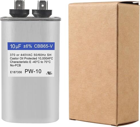 2 حزمة 45 + 5 فائق التوهج ± 6٪ 45/5 MFD 370/440 VAC CBB65 مكثف دائري لبدء التشغيل المزدوج لمكيف الهواء المكثف المستقيم البارد أو الحراري أو محرك التيار المتردد وبدء تشغيل المروحة in Saudi Arabia